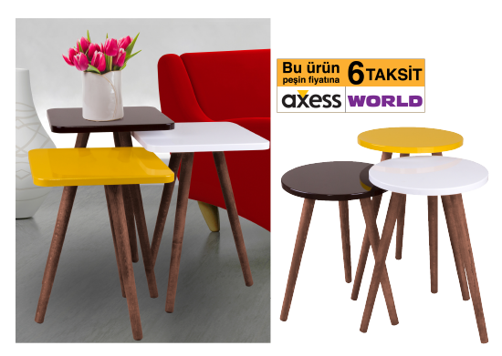 3 Lu Zigon Sehpa 89 90 Tl Bim Aktuel Urunler